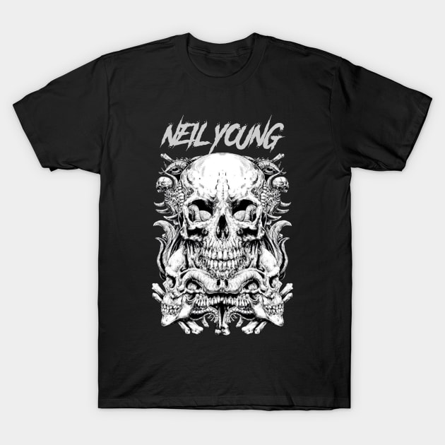 NEIL YOUNG BAND MERCHANDISE T-Shirt by jn.anime